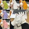 Autumn Winter Sport Cycling Gloves Thick Plush Knitted Gloves New Touch Screen Gloves  Women