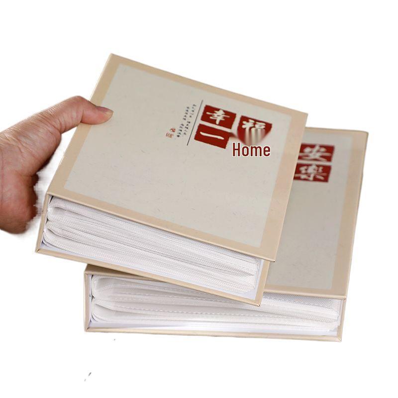 Mixed Size Laminated Family Photo Album - 5, 6, 7 Inch Inserts, Large Capacity