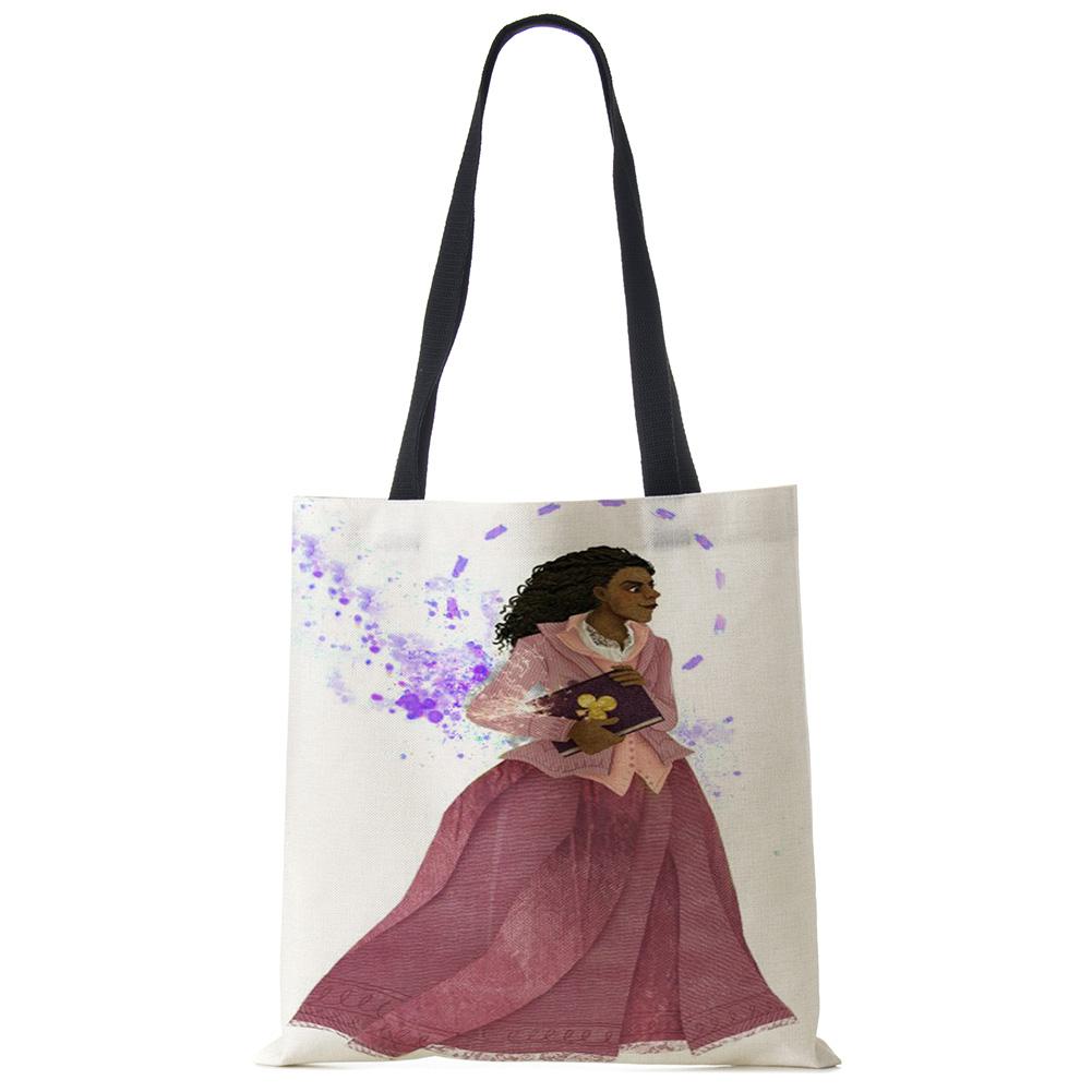 Индивидуальная винтажная большая сумка с принтом 50-х 60-х годов для женщин, многоразовые сумки на ремне, дорожные школьные пляжные сумки