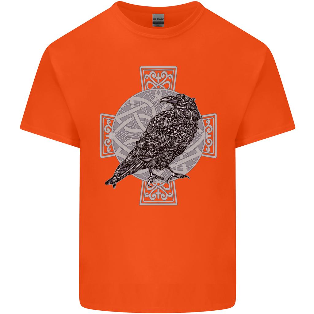 Odin Celtic Raven Viking Tattoo Cross Runic Unisexs Light Cotton Tshirt