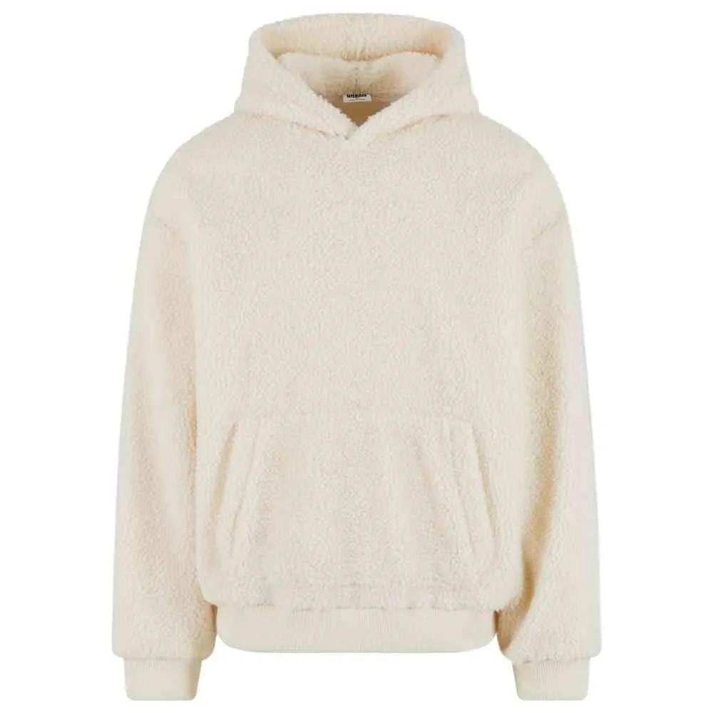 Urban Classics Mens Teddy Fleece Oversized Hoodie