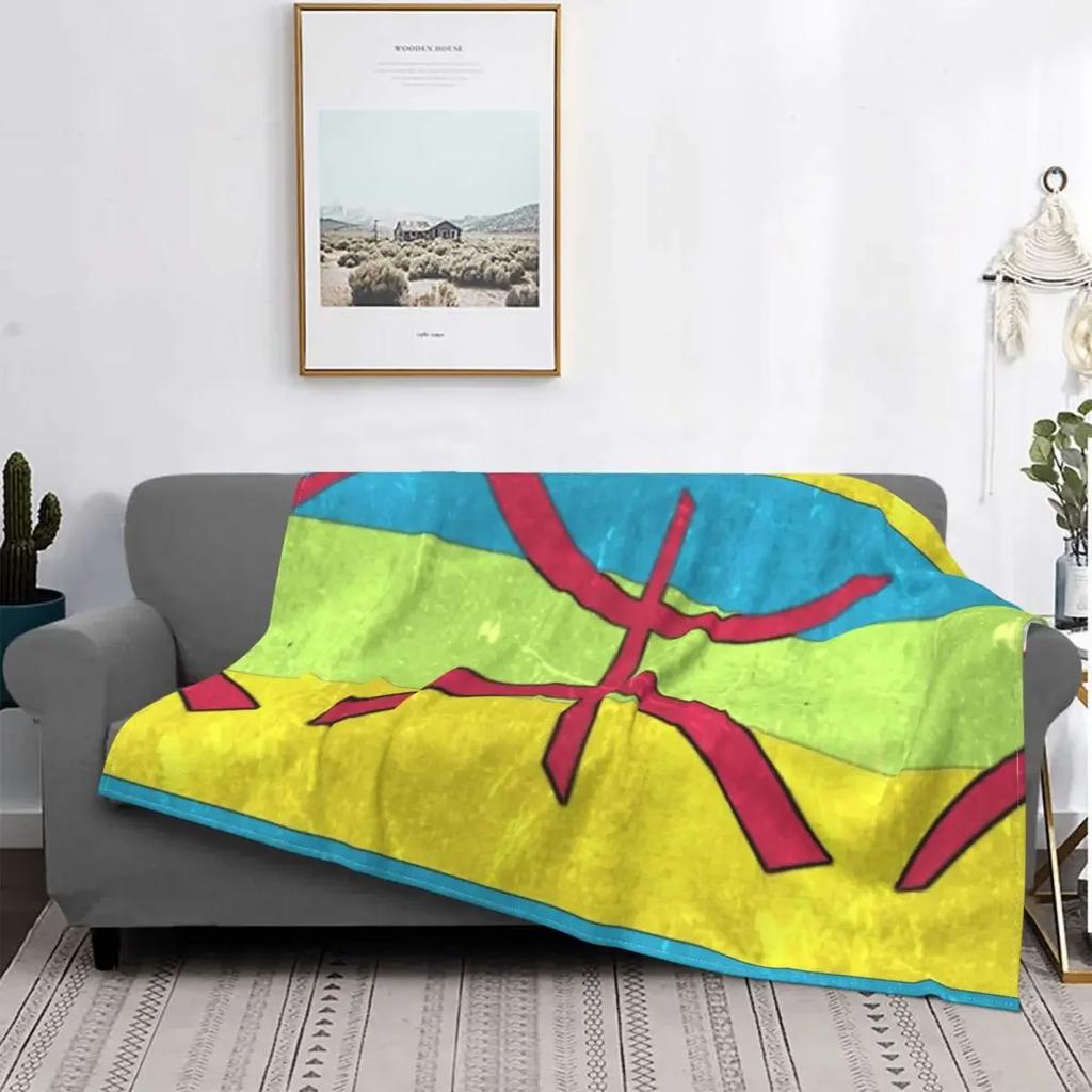Печать кабильского ковра одеяла дышащие мягкие фланель зимние богемные амазигские берберские пледы для дивана дома кровать подарки