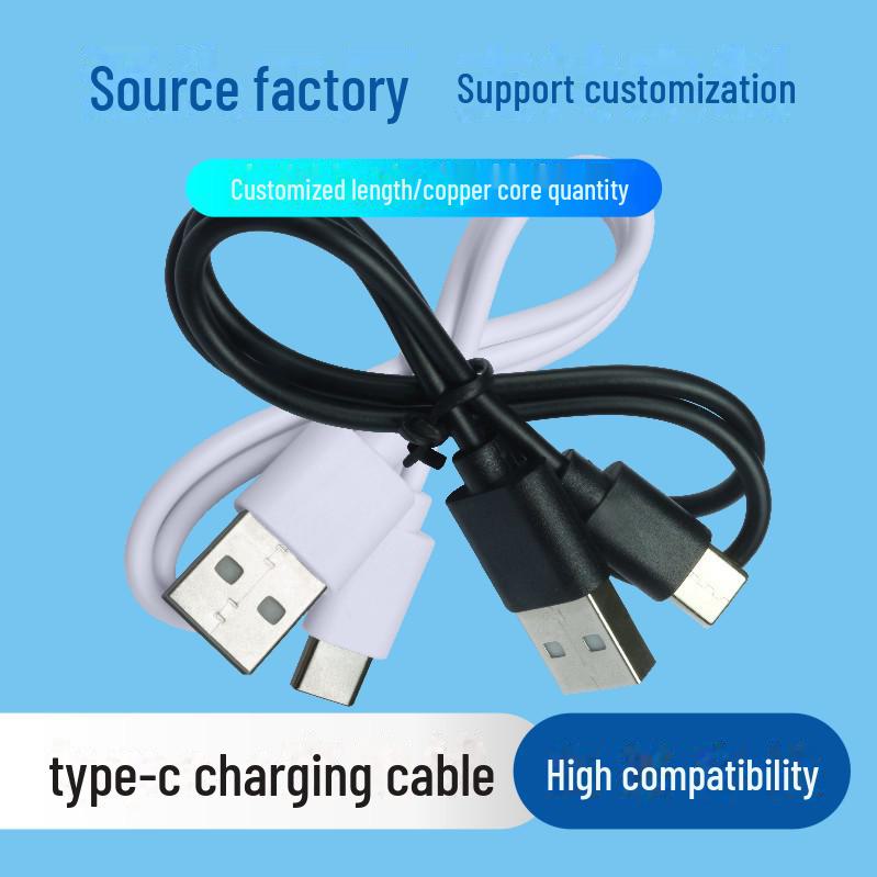 Type-C Charging Cable, Bluetooth Headset, and Mini Fan Set – 20, 30, 50cm Short Cables Included