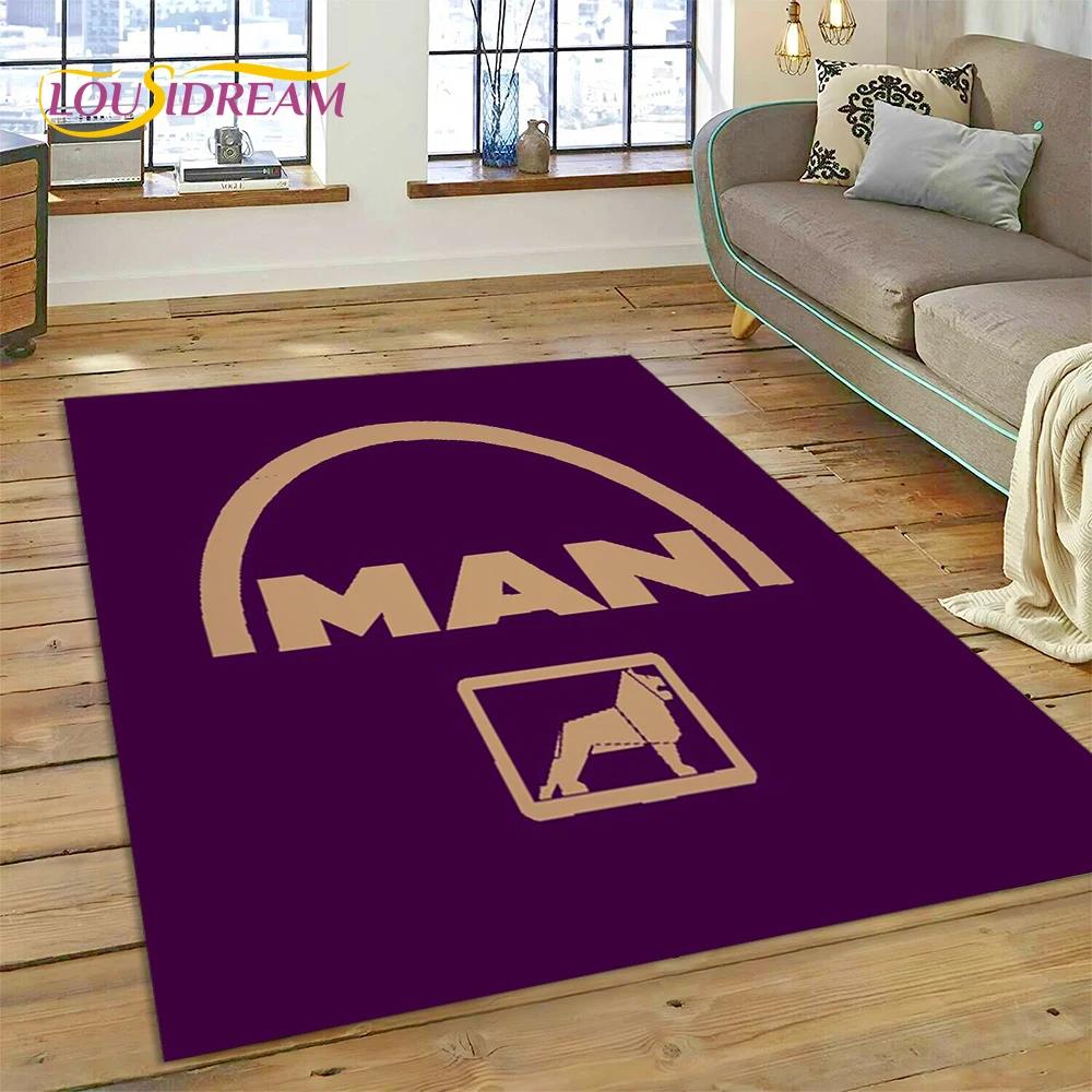 Ковер с 3D-печатью Логотип Грузовика для Спальни, Гостиной, Дома, Декора Дивана, Детских Игр, Большой Декор, Напольный Коврик, Подарок