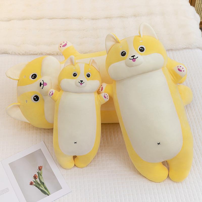 Sub butt corgi plush toy girls sleeping throw pillow baby side sleeping pillow sofa cushion