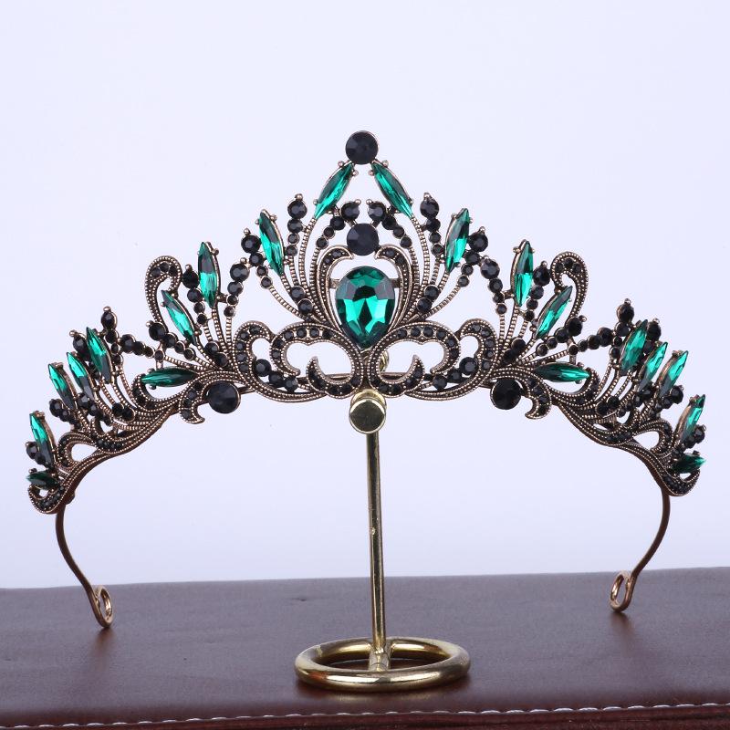 Свадебный головной убор, роскошная новая корона, свадебное платье в стиле барокко, аксессуары для волос с короной на день рождения