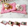 Anti-split Plush Practical Ultrasoft Sleeping Cat On Pad Doll Toy Imitation