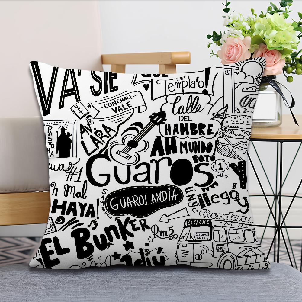 Aesthetic Art Venezuela Cushion Cover Soft Comfortable Pillow Case for Sofa Living Room Home Office Decor Protective Covers