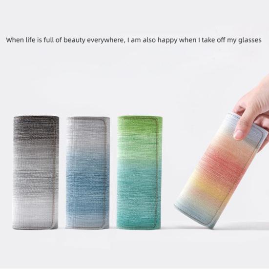 Birthday Gift Lightweight Practical Portable Rainbow Color Glasses Case Eyeglasses Case