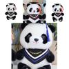 Charming Graduation Panda Plush Toy Adorable Stuffed Animal With Customizable Logo