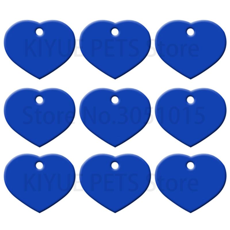 20 шт. Идентификационный жетон для собаки с гравировкой, на заказ, жетоны для питомцев, для собачьих аксессуаров, персонализированная адресная табличка в форме сердца, украшение для ошейника
