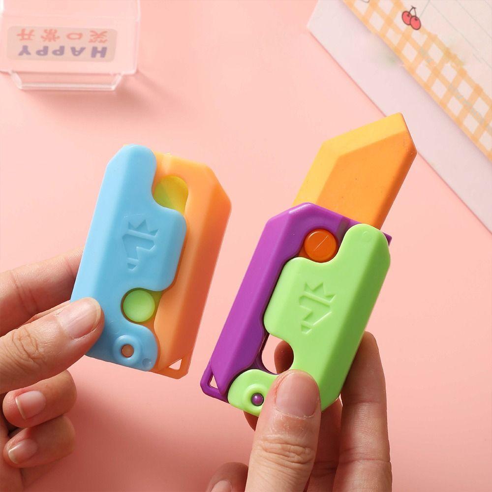Traceless Pencil Wiping Eraser Relieves Stress Carrot Eraser Kawaii Fidget Toys Eraser  Writing