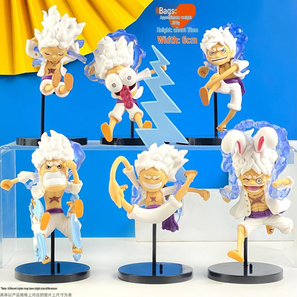 Трендовая GK Расписанная вручную фигурка One Piece Смеющийся Эйс Ямато Украшение для автомобиля