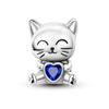 Стерлингового серебра 925 пробы, бусины с принтом лапы собаки, милый кот, животное, подвеска, сделай сам, для оригинальных браслетов-подвесок, ювелирные изделия, подвески Encanto 