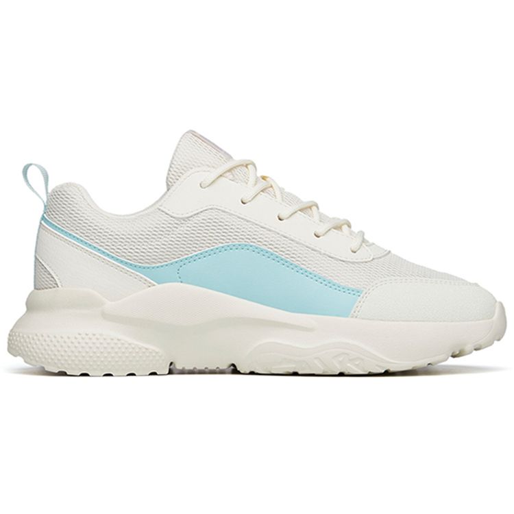 Anta Удобные амортизирующие нескользящие износостойкие низкие повседневные туфли женские кроссовки белые синие 922218872-1