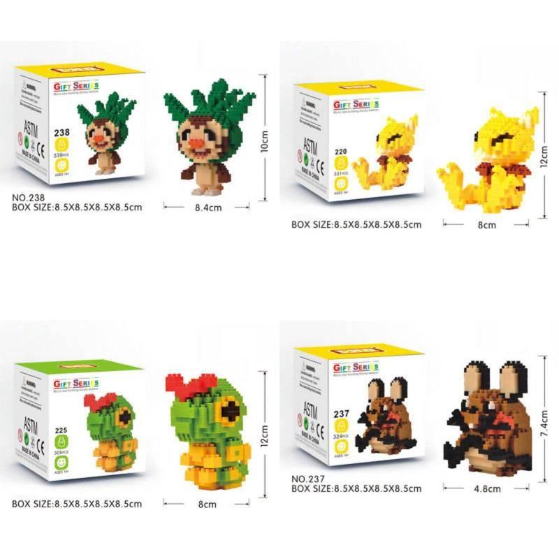 Micro Toy Blocks Construction Creative Building Children Birthday Gift