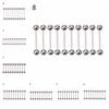 10 шт. нержавеющая сталь шарик язык пупок сосок штанга кольца стержни пирсинг тела