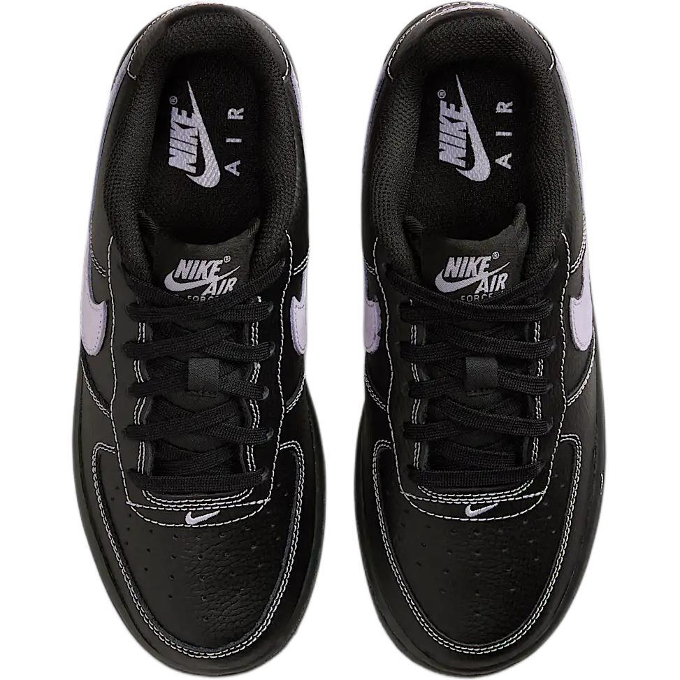 Nike Air Force 1 Lv8 Low top Skateboard Shoes Black Unisex Kids' HJ4563-001