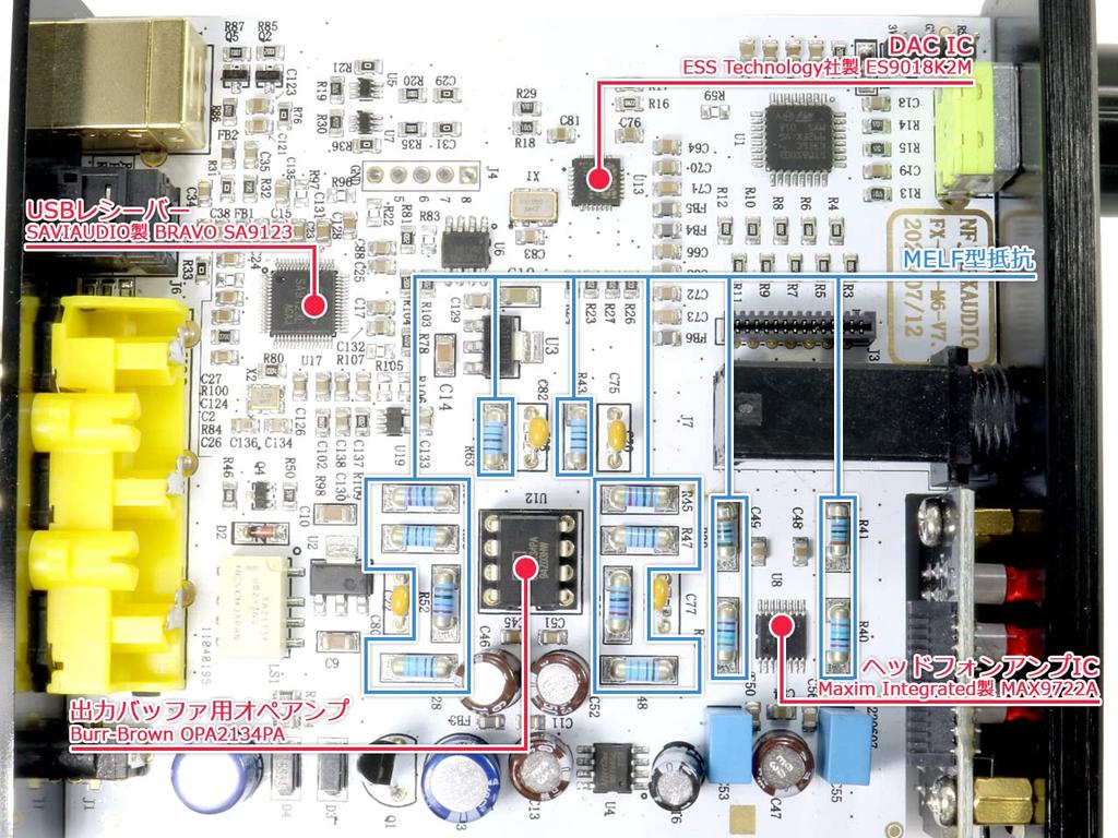 FX-AUDIO-DAC-M6J Integrated Hi-Res DAC with Headphone Amplifier & Digital Preamp, 3 Digital Inputs (USB, Optical, Coaxial), Up To 24-bit 192kHz