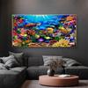 Full Drill 5D DIY Diamond Embroidery Undersea Turtle Dolphin Fish Diamond Painting Cross Stitch Mosaic Living Room Home Decor