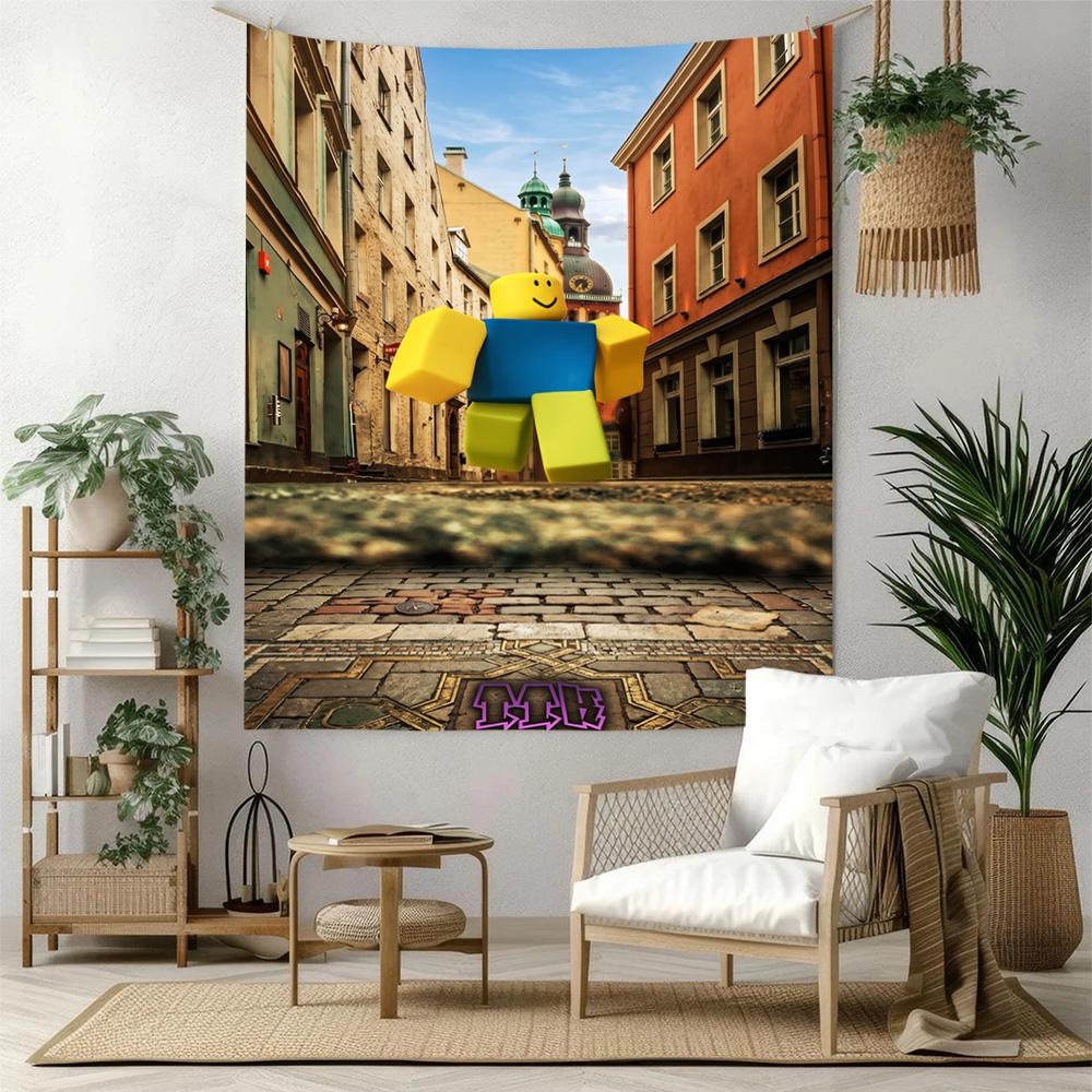 Roblox Wall Decor Tapestry Art For Pet Memorial Birthdaywedding Party Backdrop Family Gift