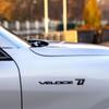 Car Head Fender Letter Decoration Stickers VELOCE TI Label For Alfa Romeo Giulia Stelvio Modification Accessories