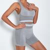 Gym set sports top cycling shorts fitness workout outfit xs xs