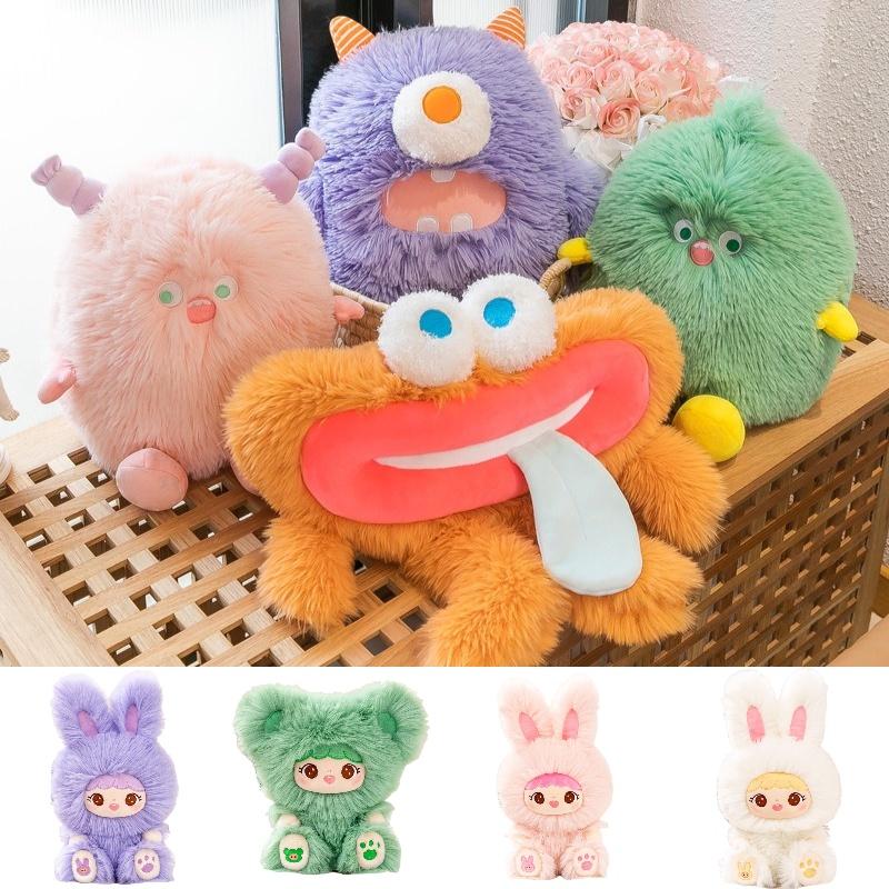 Маленькая Куку Длинноволосый Монстр Плюшевая Игрушка с Большими Глазами