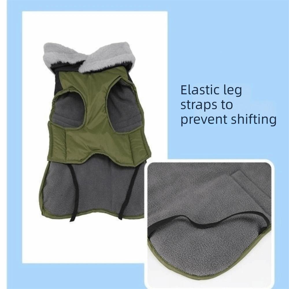 Warm Dog Vest Jacket Windproof Dog Ski Suit Practical Dog Winter Coat Outdoor