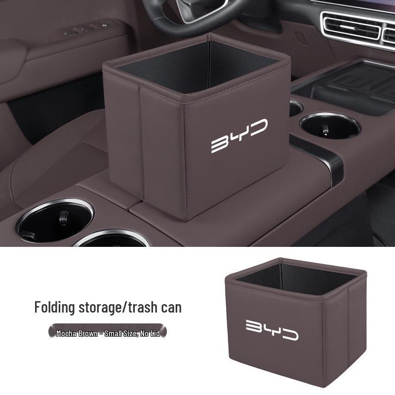 Folding Storage & Trash Organizer for BYD Seagull, Song Plus/Pro, Han, Dolphin, and Qin Cars