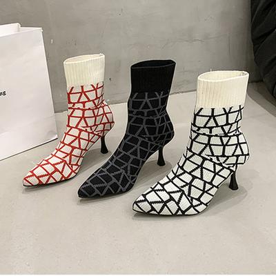 Модные женские ботильоны на высоком каблуке, сексуальные туфли с острым носком, осень 2025, дизайнерский бренд, теплые ботинки челси, туфли-лодочки для вечеринки