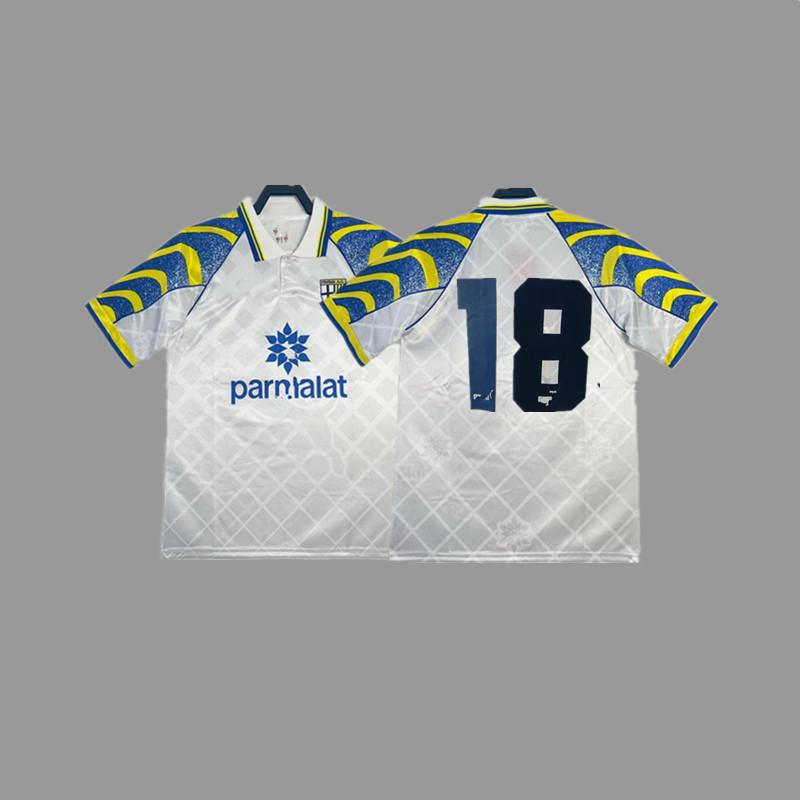 Parma retro jersey football jersey classic nostalgic Zola Cannavaro Buffon Gilardino jersey