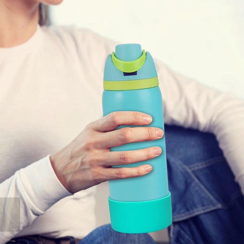 1Pcs Soft Silicone Boot for Owala 24oz 32oz 40oz Anti-Slip Protective Sleeve Boot Bottom Base Water Bottle Accessories Cup Holders 5