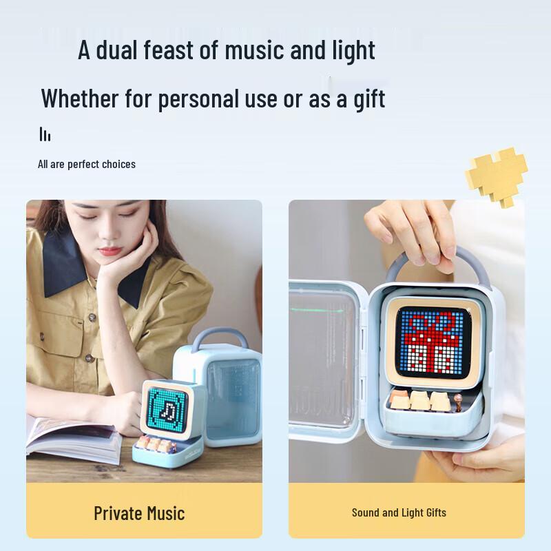 Divoom Ditoo-mic Portable Pixel Art Karaoke Bluetooth Speaker