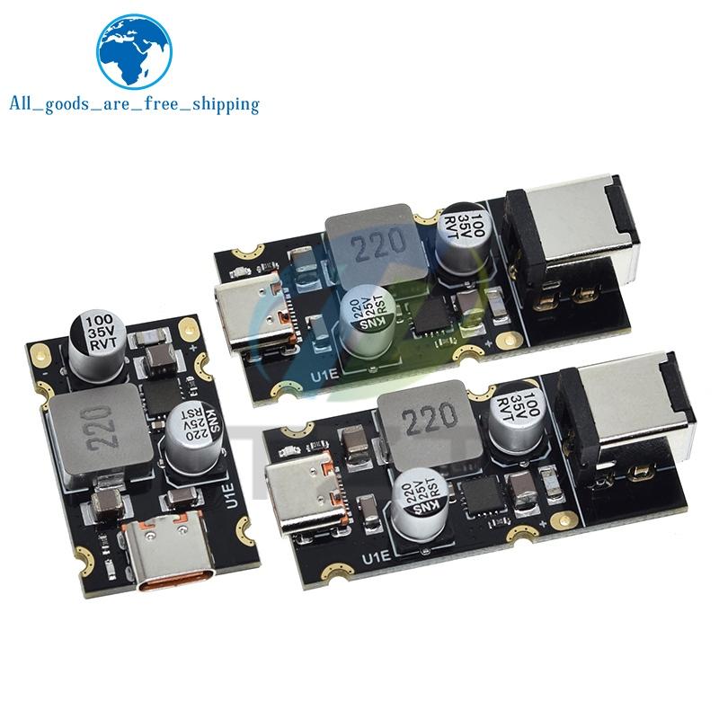 TZT QC4.0 QC3.0 Type-C USB PD65W Адаптер модуля быстрой зарядки DC8-32V 3.25A 65W Понижающий модуль для Huawei SCP/FCP Apple PD