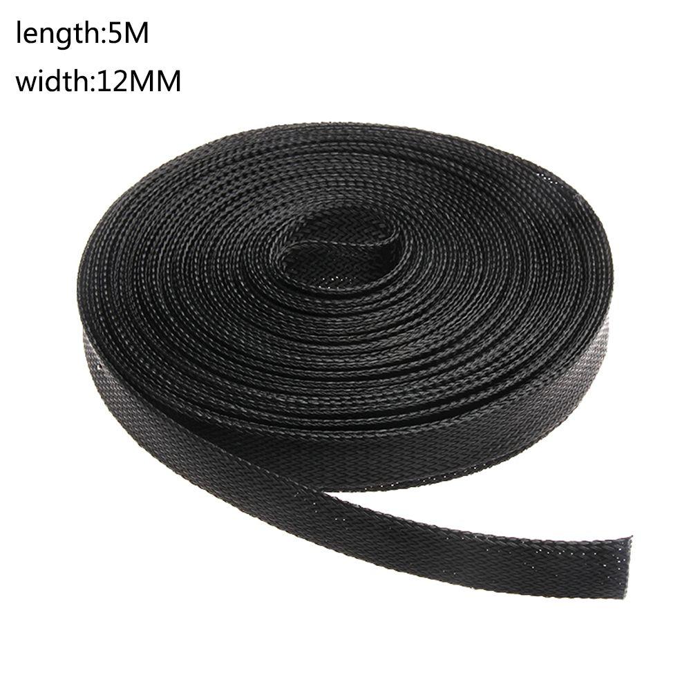 5M Плотная расширяемая ПЭТ изоляционная оплетка для защиты кабеля и провода