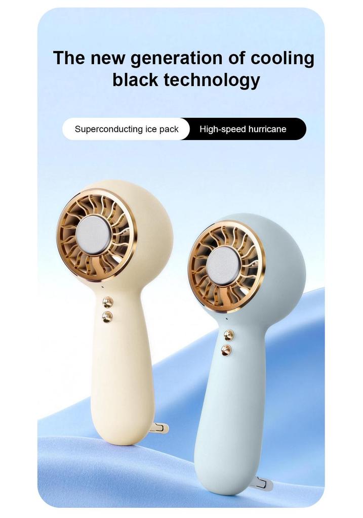 Portable Silent USB Rechargeable Mini Fan with Long Battery Life