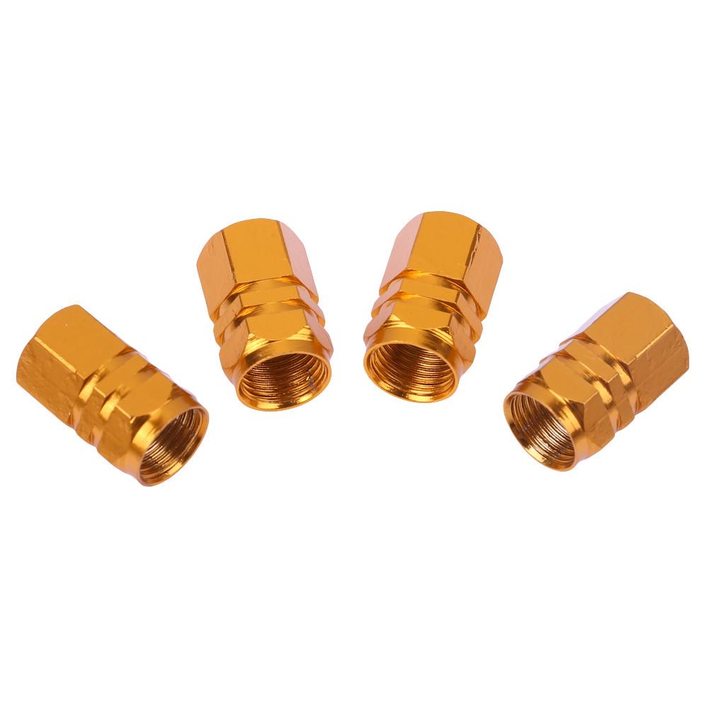 4 шт., воздушные колпачки для клапанов колес автомобиля из алюминиевого сплава, крышки штока