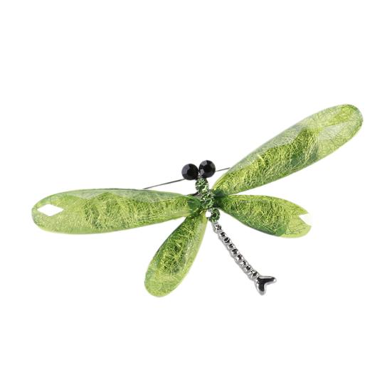 Ослепительная брошь в виде насекомых-стрекоз, мультяшная акриловая брошь с кристаллами, универсальное пальто, аксессуары для одежды, корсаж