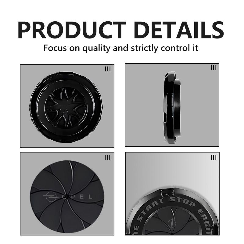 For Opel Car Engine Start Stop Button Cover Car Interior Ignition Start Switch Knob Protective Cover Corsa D Astra G H J K F