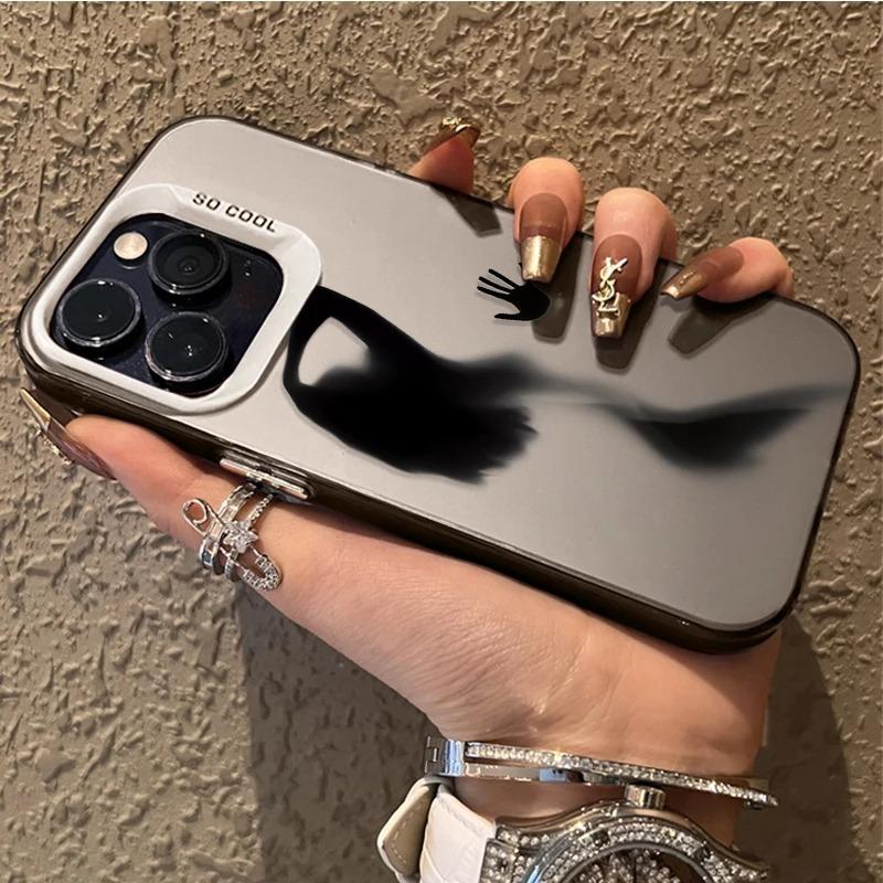 Сексуальный чехол в стиле Фантом для iPhone 16 15 14 13 12 11 Pro Max XS X XR 8 7 Plus Покрытие Матовый Ударопрочный Задняя крышка