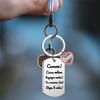 1Pc Love Accessories Commemorative Gift Russian Keychain Fashion Accessories Engraved Keychain Simple Style Stainless Steel