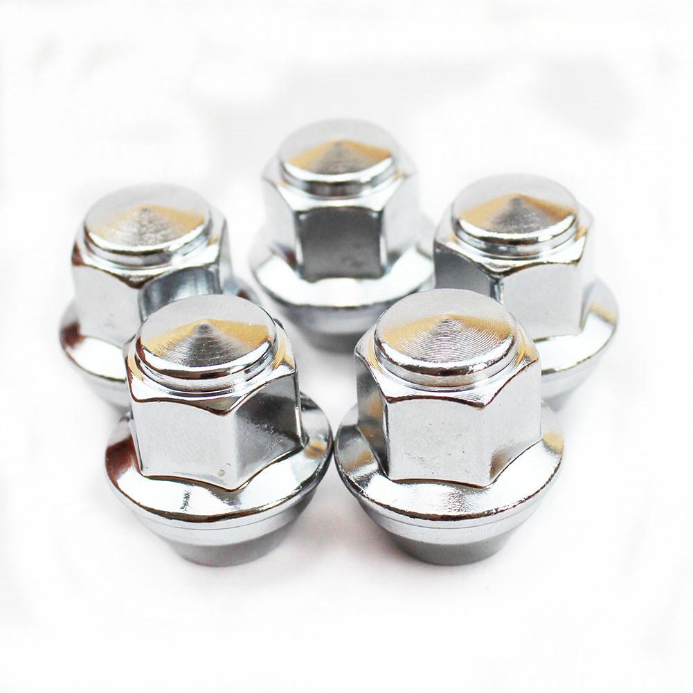 5PCS/lot Chrome Wheel Lug Nuts for Ford Foucs MK3 Mondeo KUGA Escape Fiesta Fusion Lincoln M12*1.5
