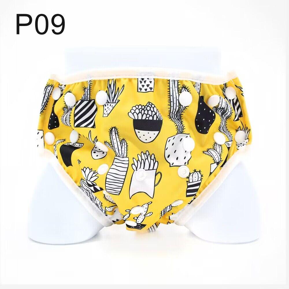 Подгузники плавания девочки-мальчика малыша многоразовые для урока плавания ребенка