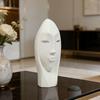 Абстрактная статуэтка лица для стола 3D-печать Минималистичная современная скульптура лица для декора дома, офиса, настольной полки, камина, подставки под телевизор