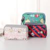 Three-Layer Zipper Clutch Wristlet - Women's Cute Washable Cloth Handbag & Phone Purse