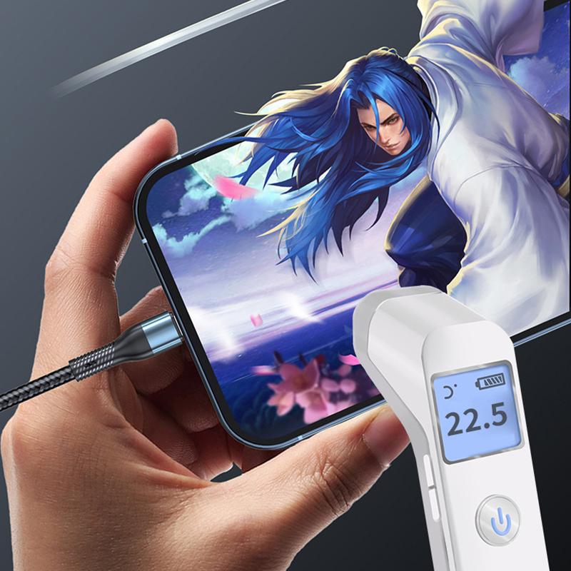 120W 5A 3 In 1 USB Fast Charging Cable Type C Micro USB Cable Data Cord For Iphone 16 15 Realme Samsung Huawei P50 Phone USB Charging Cable AVE