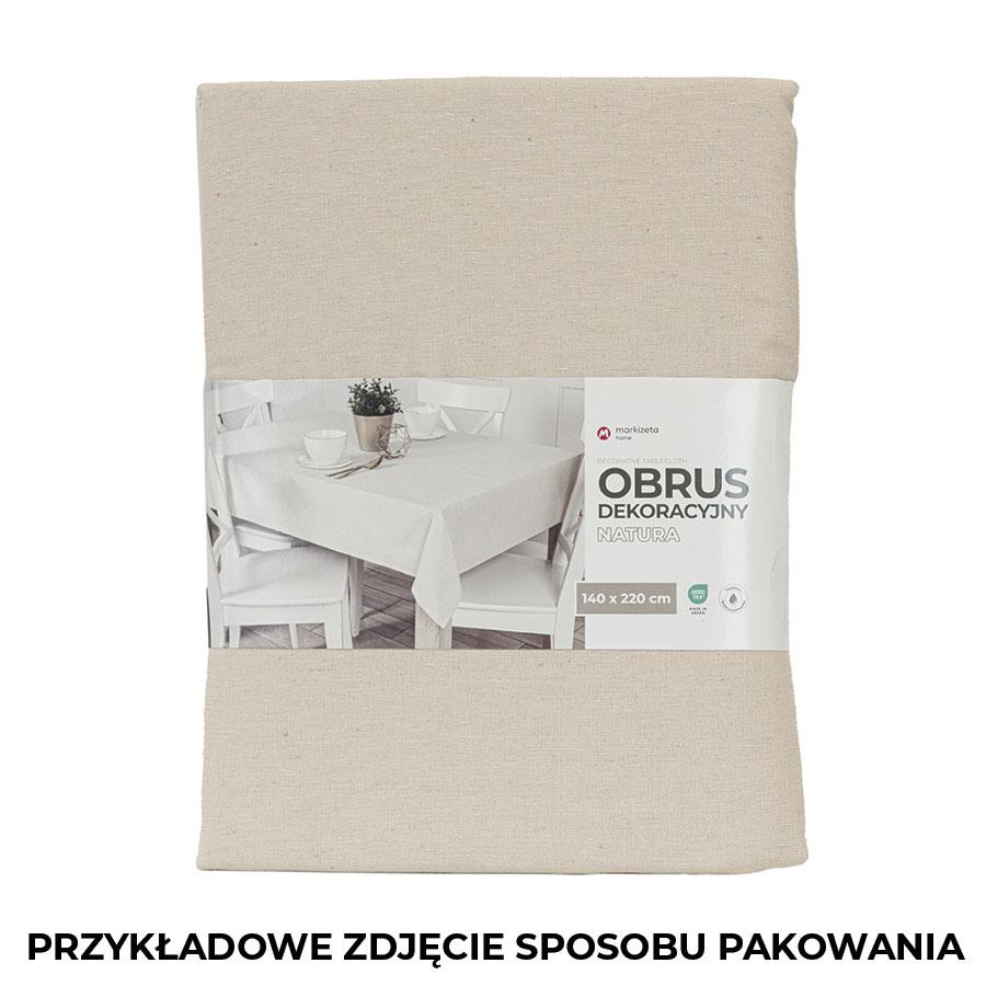 Natura - Obrus Wodoodporny - 140X220 Cm - Jasny Szarozielony