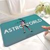Коврик для двери Travis Scott Astroworld Дешевый Противоскользящий Современный Для гостиной Балкона Печатный Прикроватные коврики