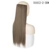 XINRAN 60cm Long Straight Clip In Hair Extensions Synthetic Fiber Hair Piece for Women